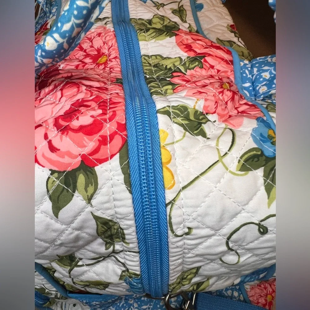 Quilted Floral Travel Bag by Pioneer Woman w/ Adjustable Shoulder Strap